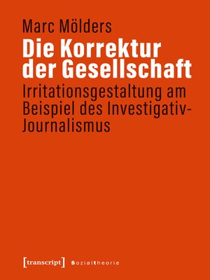 cover image of Die Korrektur der Gesellschaft